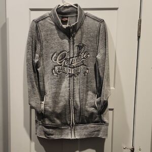 Harley-Davidson Gray Zip-Up Jacket